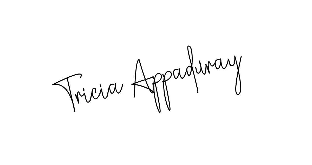Tricia Appaduray name signatures